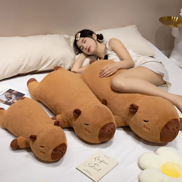 Super Soft Capybara Pillow Cartoon Plush Toys Stuffed Animal Cute Capybara Pillow Baby Toy For Party Custom Plush Toy baby Toys kawaii Cute Toy custom Plush stuffed Plush plush Toys stuffed Animal Toys stuffed Animals Plush
