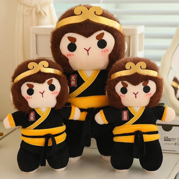 Wholesale Products Monkey King Sun Wukong Plush Wu Kong Plush Toy Action Figure Doll DecorationMonkey King Sun Wukong animal Toy For Kids soft Plush Wu Kong Toy hi-quality Super Soft Plush