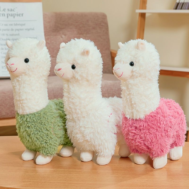 Stuffed Animals Soft Plush Lovely Colorful Alpaca Plush ToyAlpaca Plush Toy,Soft Plush Lovely Colorful Alpaca Sheep Stuffed Animal Shape Toys,2024 Sheep Toy Alpaca Llama Plush