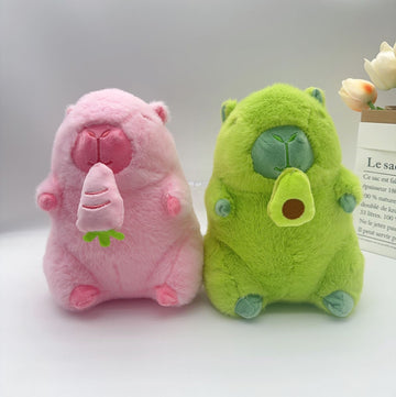 Custom Green Capybara Plush Toy Cute Water Guinea Pig Action Figure Children's Gift  Odm Oem Custom Cute Soft Stuffed Plush Animal Toys capybara Plush Toy stuffed Animal Toys