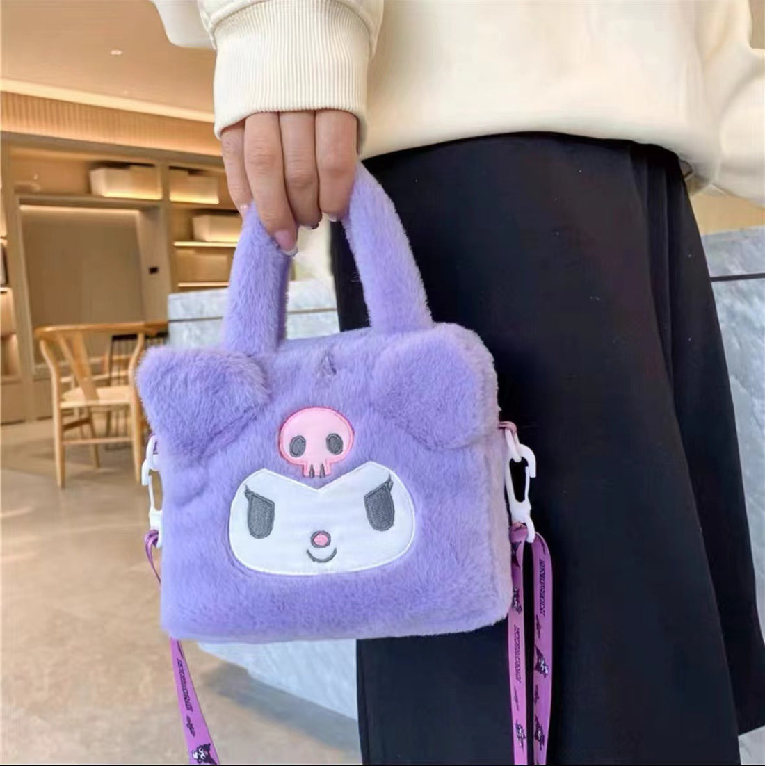 Hello Stuff Dolls Dolls Shoulder Bag Girl Handbag Female Cute Cartoon Plush Shoulder Bag Custom Handbag Children GiftsCushion Plush Stich Plushies Toys Promotion Gift Wholesale Plush Bag Stitch Figure Cute Stuffed Bags Toys