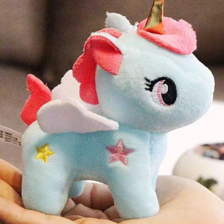 Wholesale Custom 10-40cm Kawaii Soft Unicorn Plush Stuffed Animal Toy Keychain Keyring Baby Kids Appease Sleeping Pillow Doll  Unicorn Plush Toy star Horse Unicorn Stuffed Animal Toy angel Unicorn Birthday Gift Plush Toy