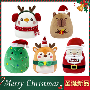 Hot Selling New The New Father Christmas Snowman Elk Plush Toys Pillow Capybara Doll Christmas Stuffed Plush Toys Plush Toy christmas Plush Toy Christmas Decoration snowman Elk Plush Toys Capybara Doll