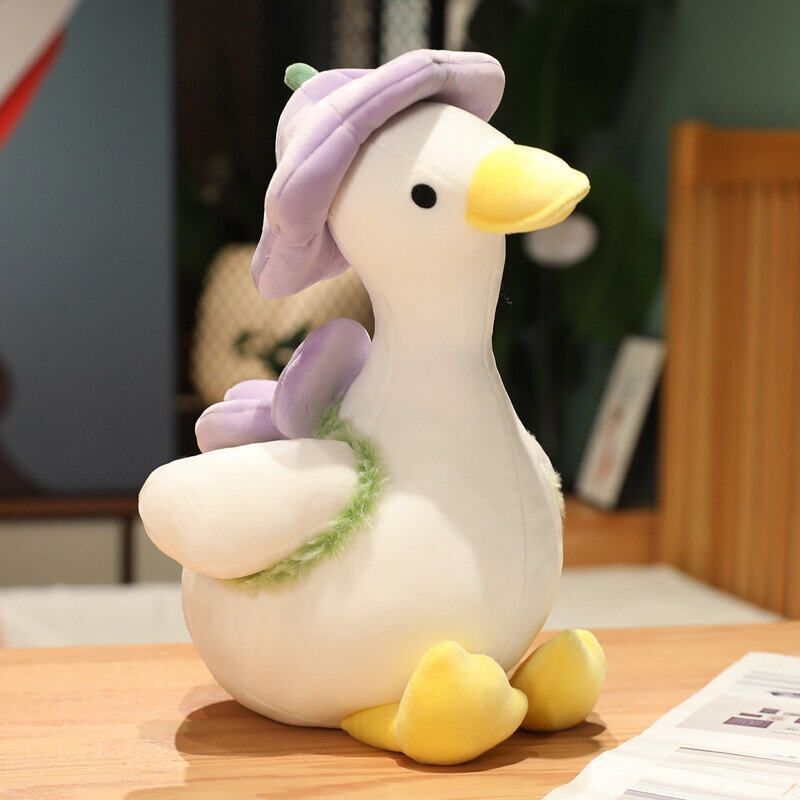 High Quality Creative Cute Stuffed Animal Duck Custom Plush Toy For Children Unisex Pp Cotton Filling Best Companion Creative High Quality Stuffed Duck custom Plush Toy For Kids best Accompany Stuffed Animals soft