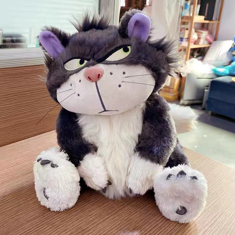 30cm Lucifer Plush Toys Lucifer Cat Stuffed Animal Doll Cartoon Anime Plushies Toy Animal Stuffed Dolls Pillow Keychain For Kids26cm Lucifer Plush Toys Lucifer Cat Stuffed Animal Doll Cartoon Anime Plushies Toy