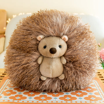 Factory Direct Sale Wholesale Hedgehog Ball Pillow Plush Toy Panda Doll Cushion Cute Sofa Bay Window Decoration Doll Woman c Plush Toy Skin Friendly Plush Toy High Quality Plush Toy Soft Cute Plush Toyc