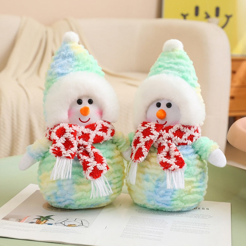 Wholesale Cute Soft Christmas Plush Doll Lovely Decoration Christmas Snowman Plush Toy For Gift  Snowman Plush plush Snowman wholesale Plush Snowman