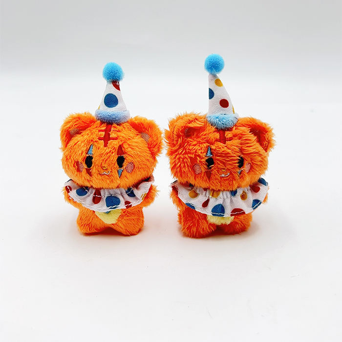 Custom OEM ODM 5cm Mini Plush Animal Toy Plush Bear Keychain