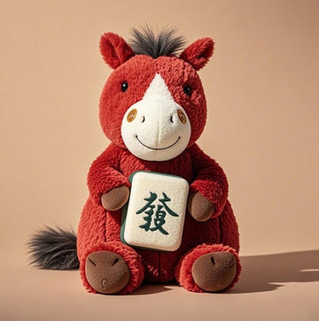 Cute new arrivals, trendy custom wholesale, super soft animal plush toy horse, New Year's mascot