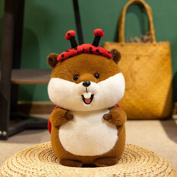 Custom plush toy manufacturer, plush animal toys, super soft groundhog and bee shaped plush toys.