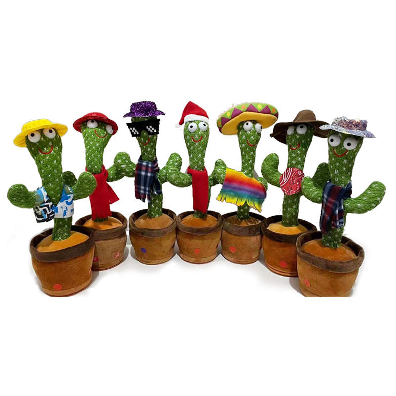 Buy Toys For Dancing And Singing talking Dancing Cactus plush Toy Baby Adult Toy Product