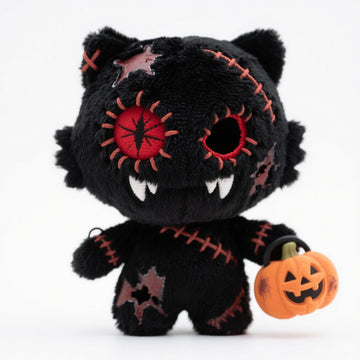 Custom-designed Halloween-themed plush toys