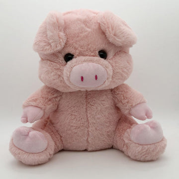Plush pink pig plush dog toy plush animal