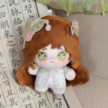 Purchase a custom-made 10cm cotton plush keychain featuring a K-pop doll. This unique K-pop plush keychain is softly filled and made of cotton fabric.