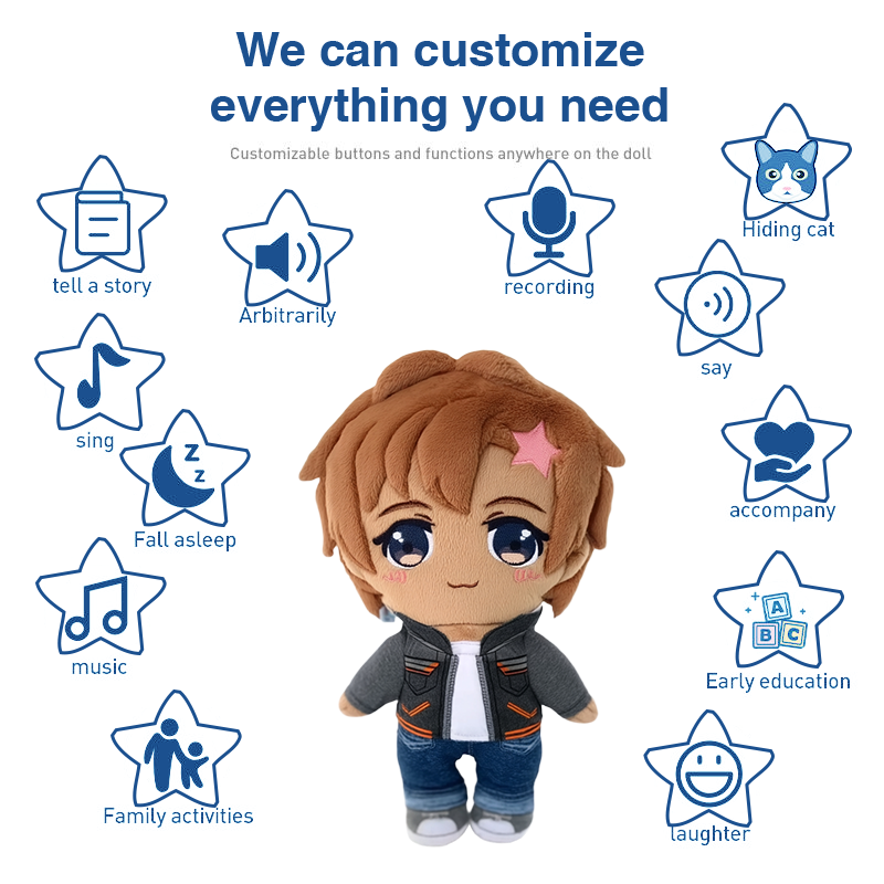 Popular custom-made cute handmade plush toys, plush dolls, custom animal plush toys, design your own plush toys.