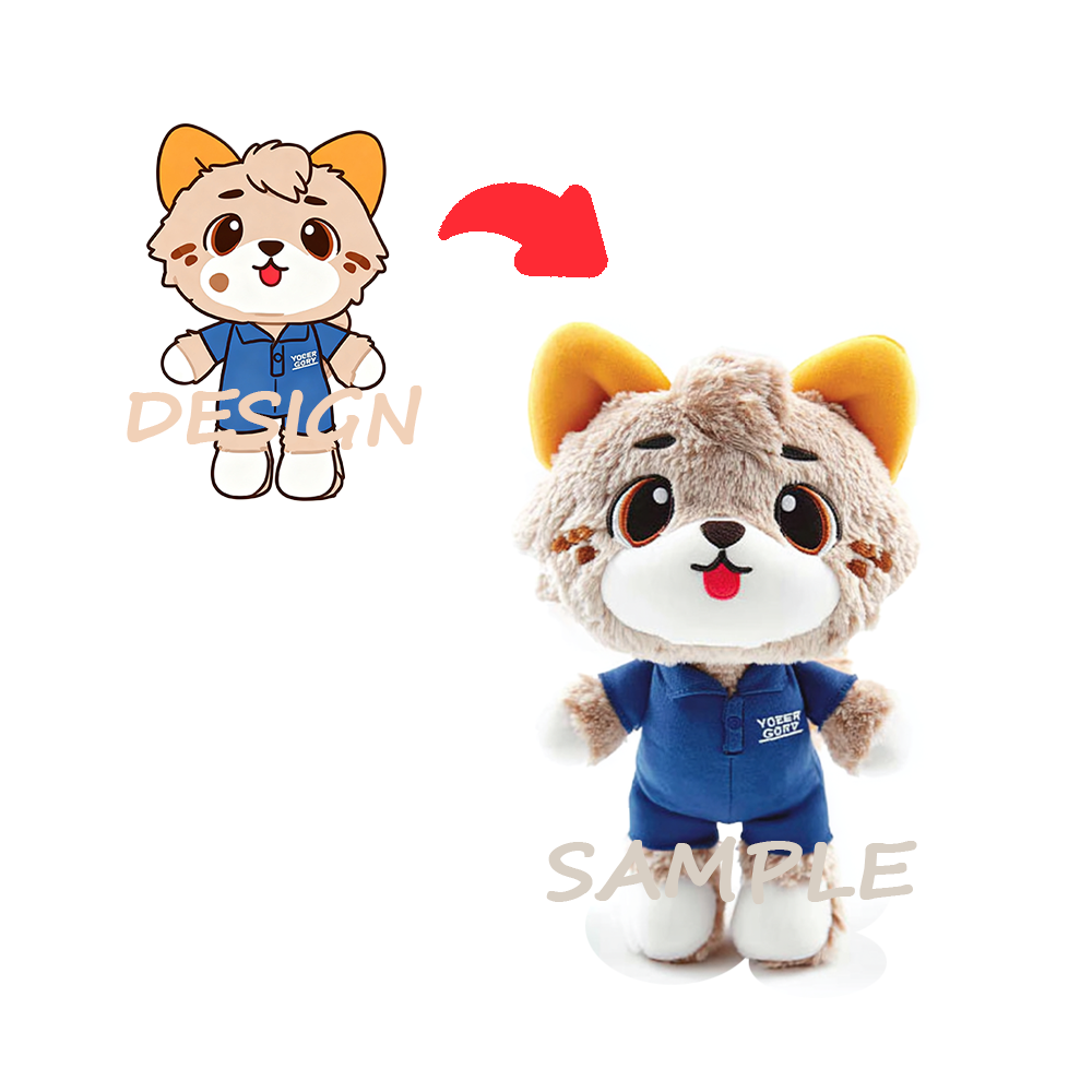 OEM plush toy customization for anime characters, mascot plush toys, plush toy prototype making, and baby plush toy customization.
