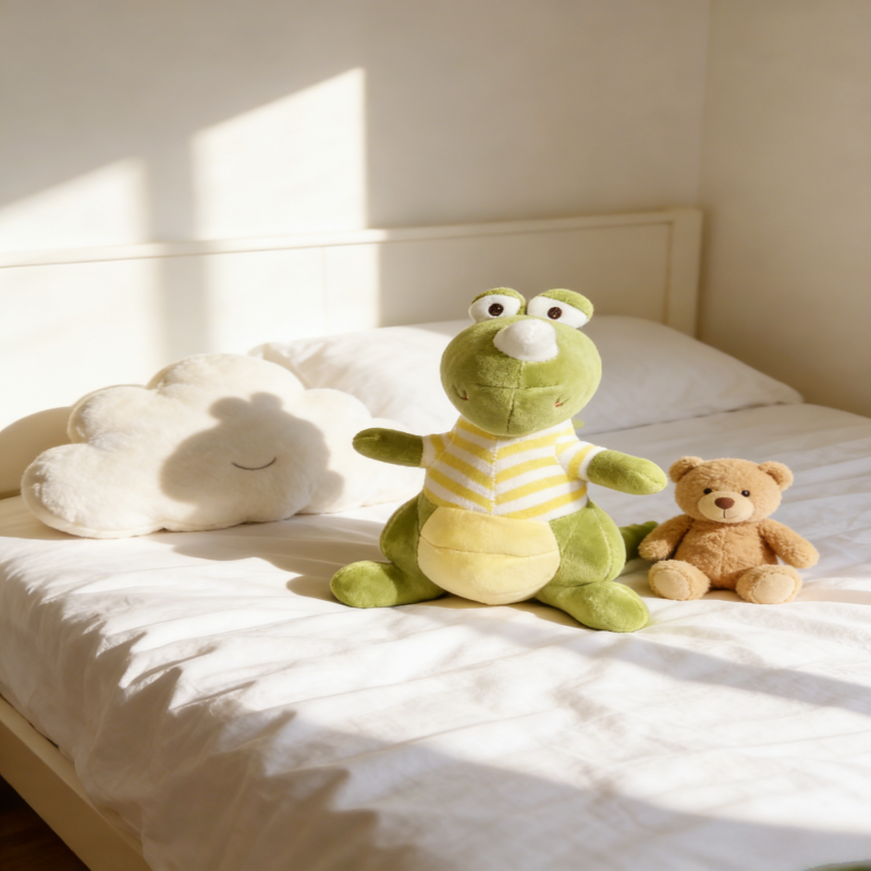 Buy Green Crocodile Plush Toy cute Crocodile Stuffed Animal childlike Crocodile Plushie pp Cotton Crocodile Toy Product