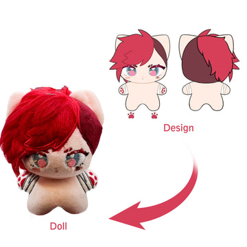 Hot-selling personalized design soft Kpop plush doll, custom plush 10cm cartoon cotton doll toy