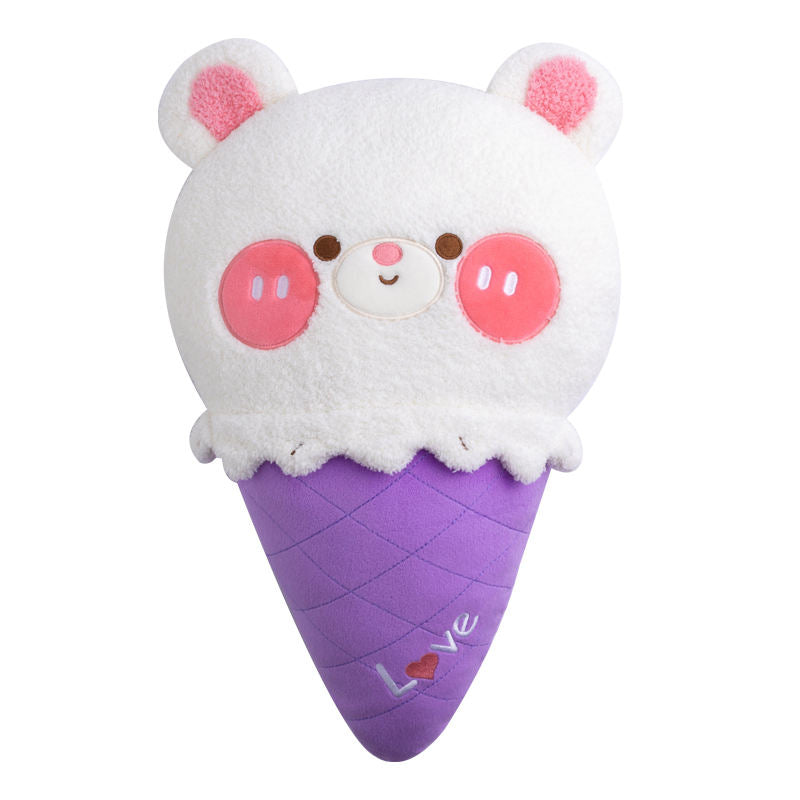 New high-quality creative plush ice cream toy for children