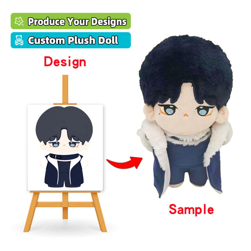 Custom-designed soft and cute plush dolls, custom plush toys, custom plush dolls