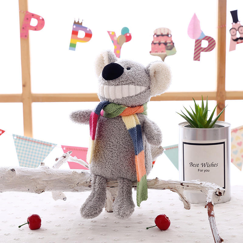 Big-toothed pig plush toy, smiling lion, unicorn plush animal doll, cartoon plush toy, plush doll pillow, keychain, children's gift.