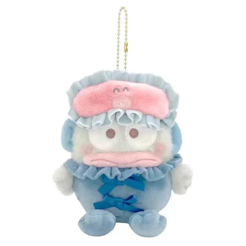 OEM Anime Cartoon Sanrioed Plush Keychain Kuromied Melody Kt Eye Mask Pajama Series Doll Pendant Christmas Keychain Wholesale