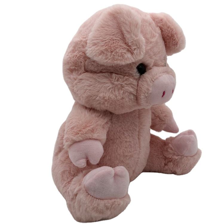 Plush pink pig plush dog toy plush animal