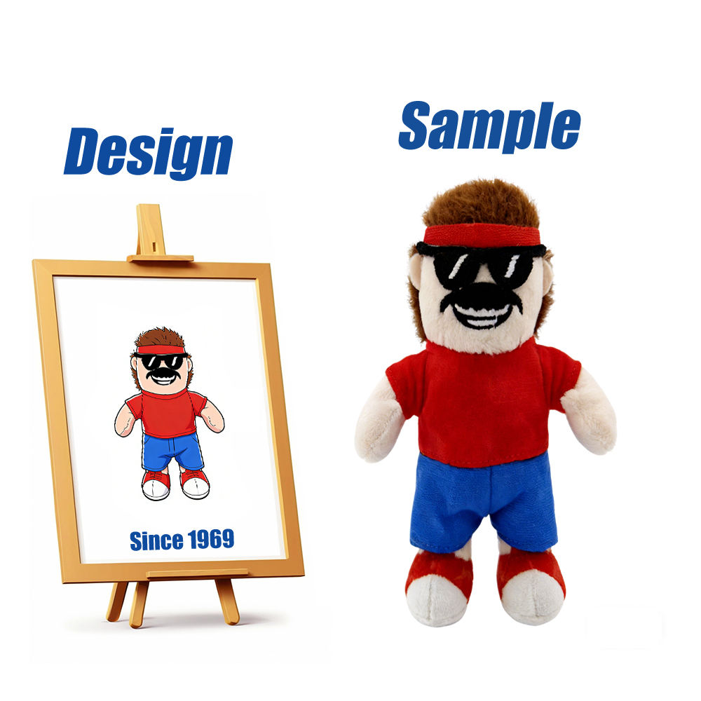 Buy Brown-haired Man Plush Action Figure Toy plush Figure Toy custom Plush Toy plush Toys plush Figure Doll plush Toys Custom cusom Plush Doll Product