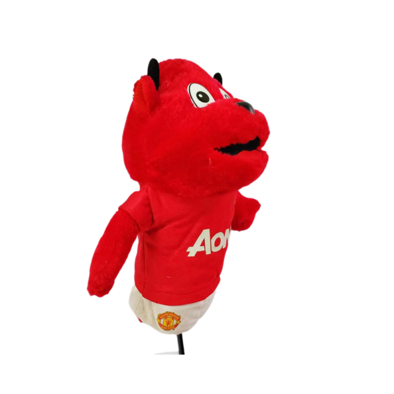 Top-tier custom plush red dragon toy golf ball head driver cover