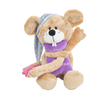 New custom fabric plush toy, super soft plush mouse animal, children's birthday gift, PP cotton filling, mesh lining