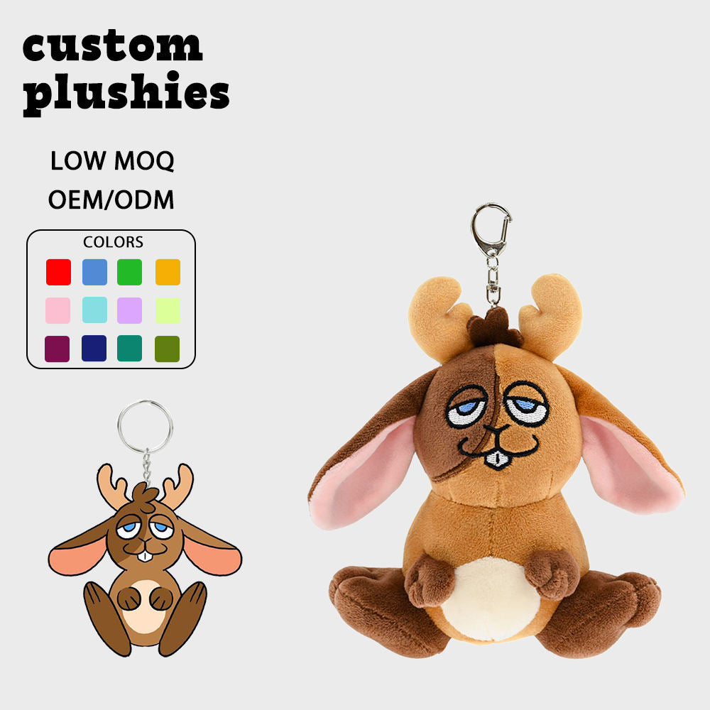 Buy Custom Plush Keychains Custom Your Own Design plush Keychain custom Stuffed Animals Cute Plush Toy Keychain Product