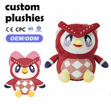 Hot-selling new cartoon animal plush toys, custom plush animal plush toys, make your own movie mascot derivative plush toys