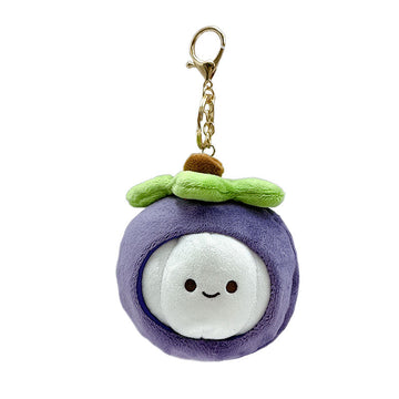 Creative Custom Tropical Fruit Plush Keychain, New Design, Stress-Relieving Toy Bag Pendant, Wholesale Fruit Plush Toys