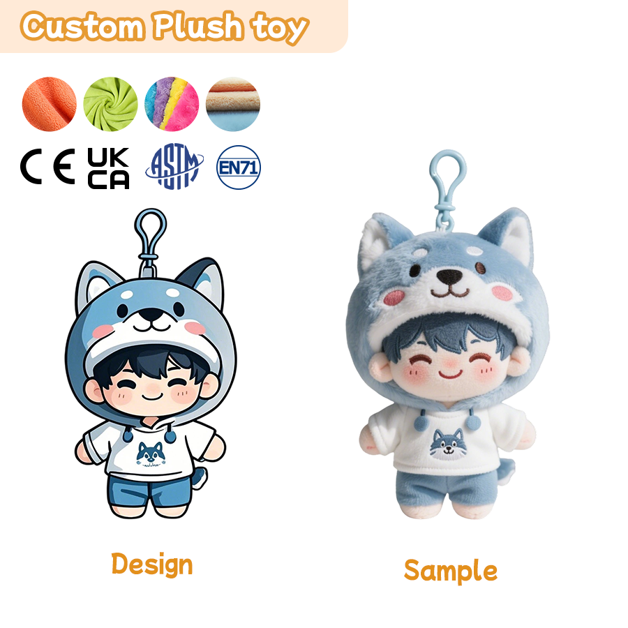 Buy High Quality Custom Plush Manufacturers Plush Toy Custom Design Plushie Keychain Custom Product