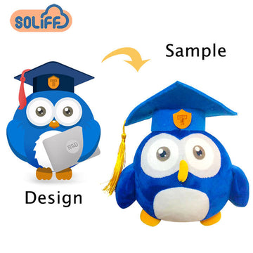 Creative plush toy manufacturer designs new custom dolls and soft custom plush toys