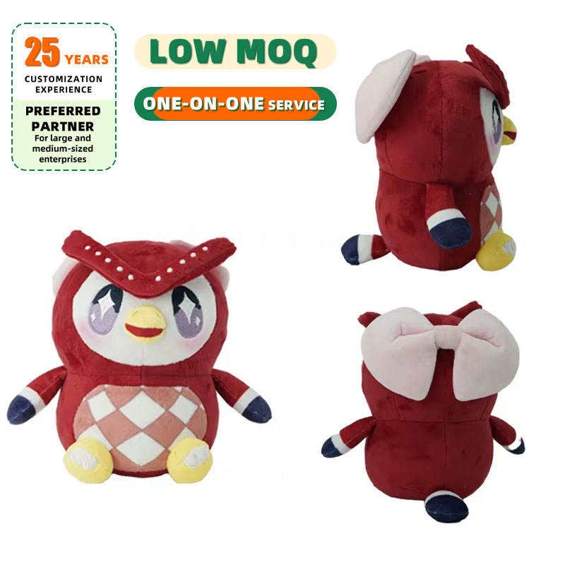 Hot-selling new cartoon animal plush toys, custom plush animal plush toys, make your own movie mascot derivative plush toys