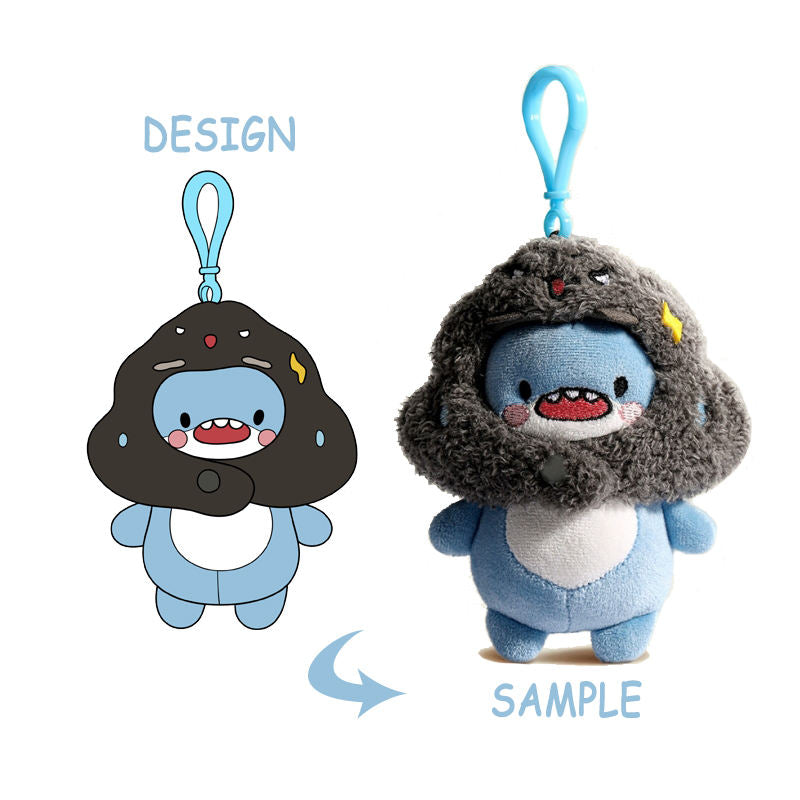 Penguin Keychain super Soft Plush Keychains mini Small Plush Key Ring wholesale Custom Stuffed Keychain Plush Toys Fluffy Plush Keychain Toy Cute Small Size Stuffed Animal Dolls Plush Keychain Product