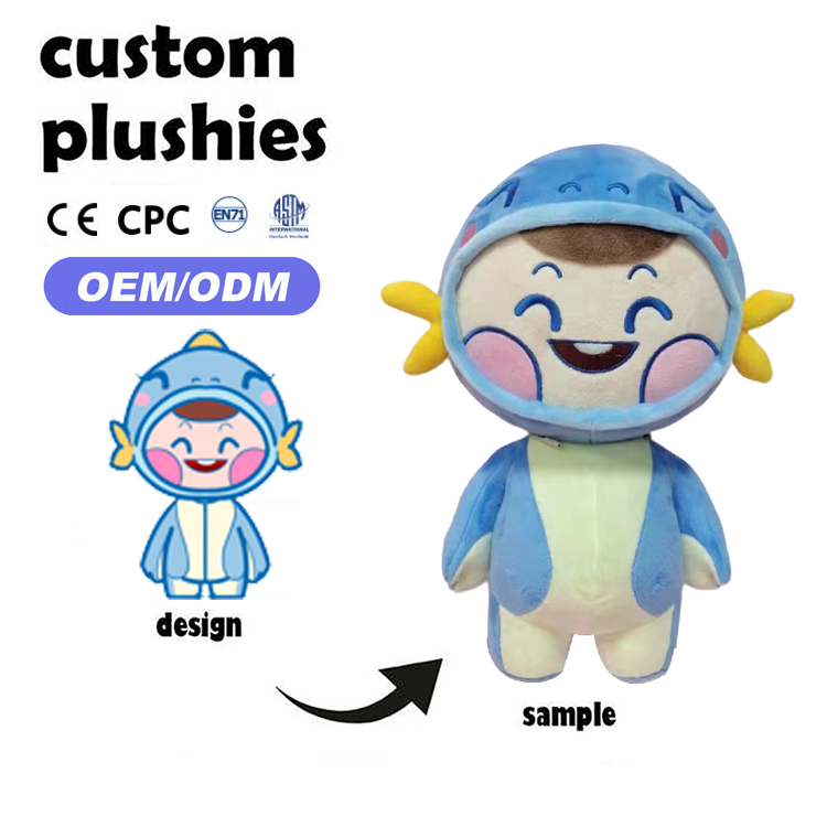 Buy Custom Anime Plush Toys oem Odm Plush Doll make Your Own Plush Doll custom Made Soft Stuffed Animals Doll super Soft Plush Toys pp Cotton Filled Plush cotton Material Plush custom Plush Animals anime Plushies Wholesale Product