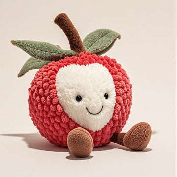 New Lychee Stress-Relieving Bear Doll - High-Quality Plush Animal Toy - Super Soft Plush