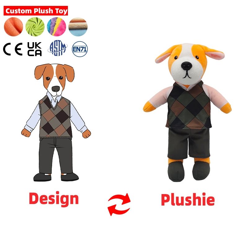 Hot-selling 20cm custom plush toys, made of cute plush animals.